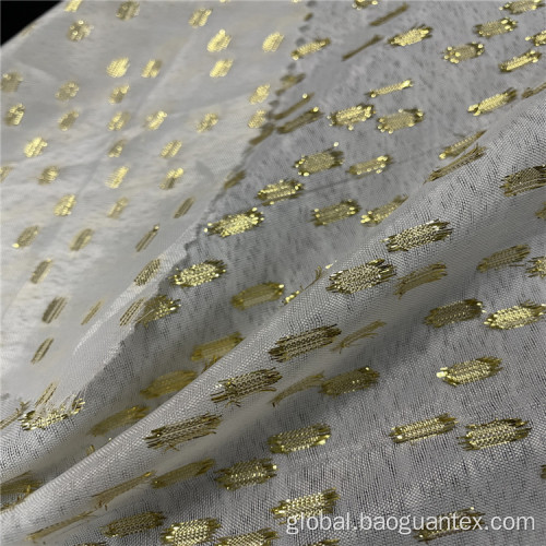 Practical Lurex Pure Polyester Jacquard Woven Textile